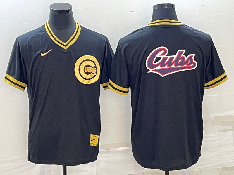 Men's Chicago Cubs Black Alternate Team Jersey